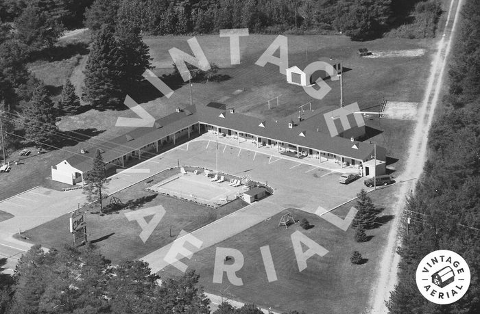 Mackinac Lake Trail Motel (Chief Motel) - 1999 Aerial (newer photo)